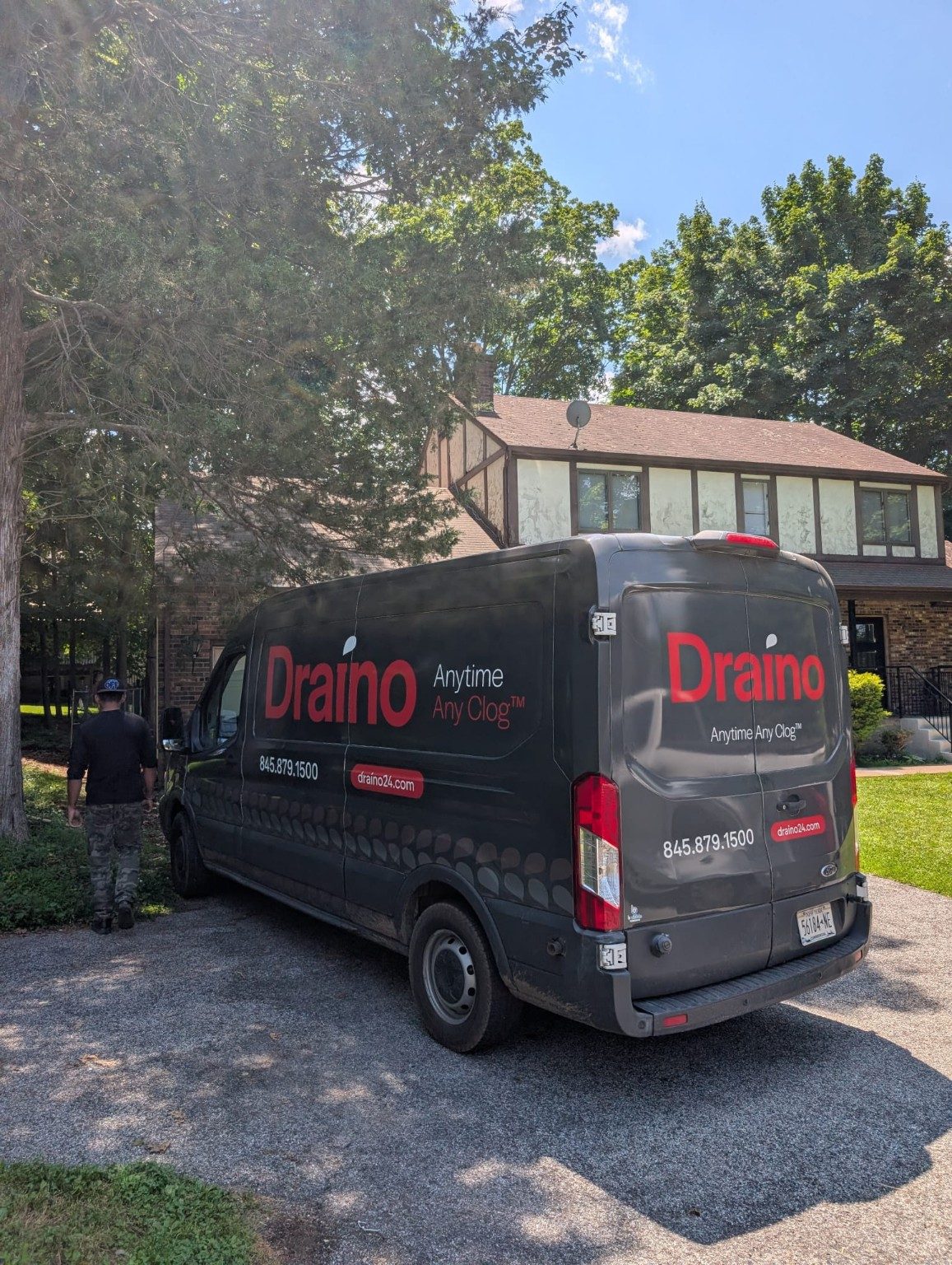 Draino Sewer truck and professional drain equipment